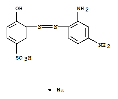 Benzenesulfonic acid,3-[2-(2,4-diaminophenyl)diazenyl]-4-hydroxy-, sodium salt (1:1)