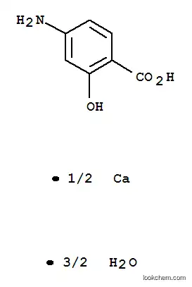 Molecular Structure of 6059-16-1 (4-AMINOSALICYLIC ACID CALCIUM SALT)