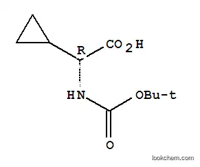 Molecular Structure of 609768-49-2 (Boc-D-cyclopropylglycine)