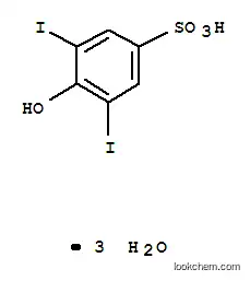 Molecular Structure of 6160-10-7 (4-HYDROXY-3,5-DIIODOBENZENESUFONIC ACID DIHYDRATE, SODIUM SALT, >95%)