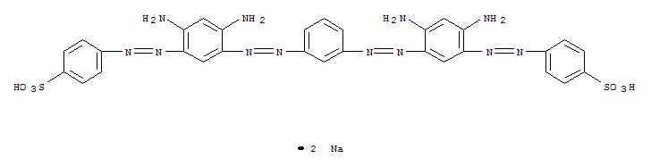 Benzenesulfonic acid,4,4'-[1,3-phenylenebis[2,1-diazenediyl(4,6-diamino-3,1-phenylene)-2,1-diazenediyl]]bis-,sodium salt (1:2)
