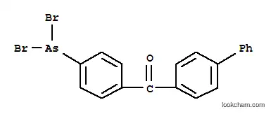 Molecular Structure of 6307-56-8 ((4-dibromoarsanylphenyl)-(4-phenylphenyl)methanone)