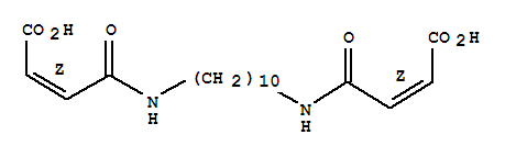 2-Butenoic acid,4,4'-(1,10-decanediyldiimino)bis[4-oxo-, (Z,Z)- (9CI) cas  6329-99-3