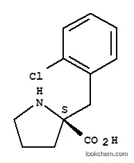 Molecular Structure of 637020-76-9 ((S)-ALPHA-(2-CHLOROBENZYL)-PROLINE-HCL)