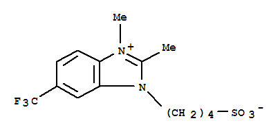 1H-Benzimidazolium,1,2-dimethyl-3-(4-sulfobutyl)-5-(trifluoromethyl)-, inner salt