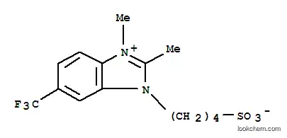 Molecular Structure of 63815-69-0 (2-METHYL-3-SULFOBUTYL-5-TRIFLUOROMETHYL-BENZIMIDAZOLIUM INNER SALT)