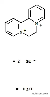 Molecular Structure of 6385-62-2 (Diquat dibromide monohydrate)