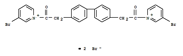 63906-00-3,Pyridinium,1,1'-[[1,1'-biphenyl]-4,4'-diylbis(1-oxo-2,1-ethanediyl)]bis[3-bromo-,dibromide (9CI),