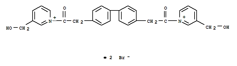 63906-06-9,Pyridinium,1,1'-[[1,1'-biphenyl]-4,4'-diylbis(1-oxo-2,1-ethanediyl)]bis[3-(hydroxymethyl)-,dibromide (9CI),