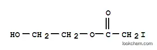 Molecular Structure of 63906-36-5 (Iodoacetic acid 2-hydroxyethyl ester)