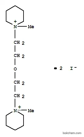 Molecular Structure of 63916-19-8 (Piperidinium,1,1'-(oxydi-2,1-ethanediyl)bis[1-methyl-, diiodide (9CI))