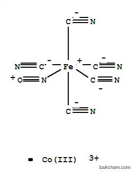 Molecular Structure of 63919-21-1 (Ferrate(3-),pentakis(cyano-C)nitrosyl-, cobalt(3+) (1:1), (OC-6-22)- (9CI))