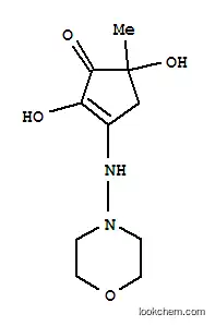 Molecular Structure of 63937-28-0 (2,5-Dihydroxy-5-methyl-3-morpholinoamino-2-cyclopenten-1-one)