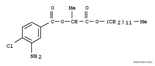 Molecular Structure of 63966-96-1 (3-Amino-4-chlorobenzoic acid 2-dodecyloxy-1-methyl-2-oxoethyl ester)