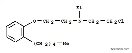 Molecular Structure of 63978-52-9 (2-chloro-N-ethyl-N-[2-(2-pentylphenoxy)ethyl]ethanamine)