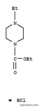 Molecular Structure of 63981-43-1 (ethyl 4-ethylpiperazine-1-carboxylate hydrochloride (1:1))