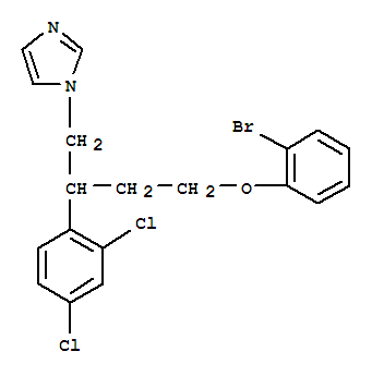 64009-90-1,1-[4-(2-bromophenoxy)-2-(2,4-dichlorophenyl)butyl]-1H-imidazole,NSC 301210