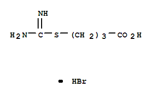 Butanoic acid,4-[(aminoiminomethyl)thio]-, hydrobromide (1:1) cas  64037-77-0