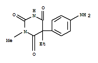 2,4,6(1H,3H,5H)-Pyrimidinetrione,5-(4-aminophenyl)-5-ethyl-1-methyl-