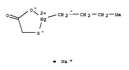 Mercurate(1-),butyl[mercaptoacetato(2-)-O,S]-, sodium (9CI)