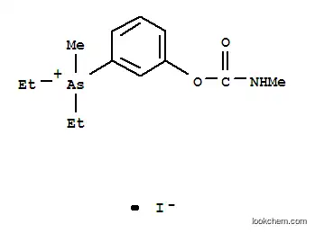 Molecular Structure of 64049-00-9 (diethyl(methyl){3-[(methylcarbamoyl)oxy]phenyl}arsonium iodide)