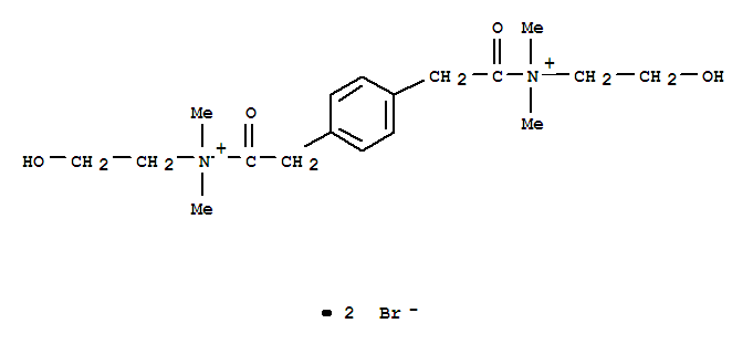 64059-47-8,1,4-Benzenediethanaminium,N,N'-bis(2-hydroxyethyl)-N,N,N',N'-tetramethyl-a,a'-dioxo-, dibromide (9CI),