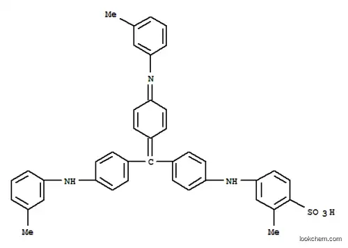 Molecular Structure of 6417-46-5 (2-methyl-4-[[4-[[4-[(3-tolyl)amino]phenyl][4-[(3-tolylimino]-2,5-cyclohexadien-1-ylidene]methyl]phenyl]amino]benzenesulphonic acid)