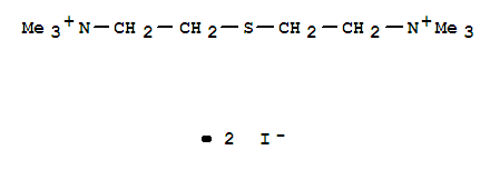 6422-32-8,Ethanaminium,2,2'-thiobis[N,N,N-trimethyl-, diiodide (9CI),(Thiodiethylene)bis[trimethylammoniumiodide] (6CI,7CI); Ammonium, (thiodiethylene)bis[trimethyl-, diiodide (8CI)