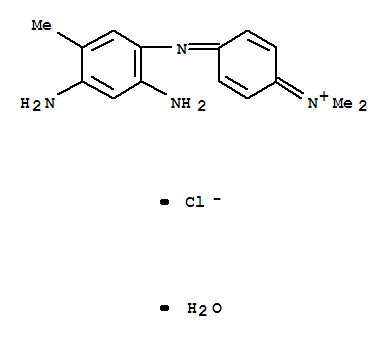 Methanaminium,N-[4-[(2,4-diamino-5-methylphenyl)imino]-2,5-cyclohexadien-1-ylidene]-N-methyl-,chloride, hydrate (1:1:1)