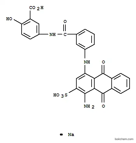 Molecular Structure of 6424-89-1 (Alizarine Chrome Brilliant Blue BL)