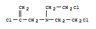 64398-26-1,2-chloro-N,N-bis(2-chloroethyl)prop-2-en-1-amine,Allylamine,2-chloro-N,N-bis(2-chloroethyl)- (5CI)