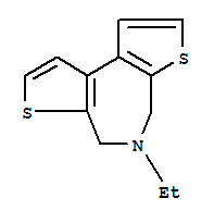 4H-Dithieno(2,3-c:3,2-e)azepine, 5-ethyl-5,6-dihydro-