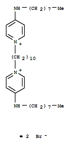 64690-20-6,Pyridinium,1,1'-(1,10-decanediyl)bis[4-(octylamino)-, dibromide (9CI),
