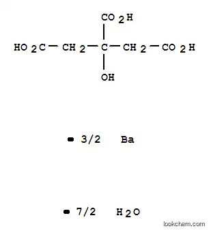 Molecular Structure of 6487-29-2 (TRI-BARIUM DICITRATE HEPTAHYDRATE)