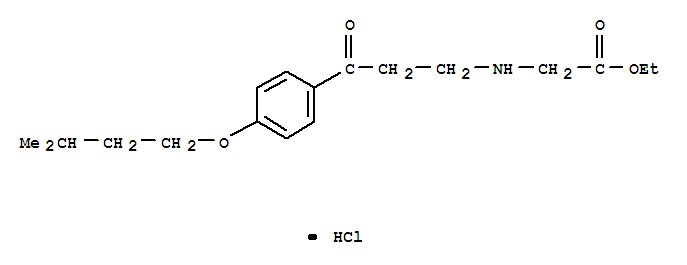 64875-62-3,ethyl N-{3-[4-(3-methylbutoxy)phenyl]-3-oxopropyl}glycinate hydrochloride,