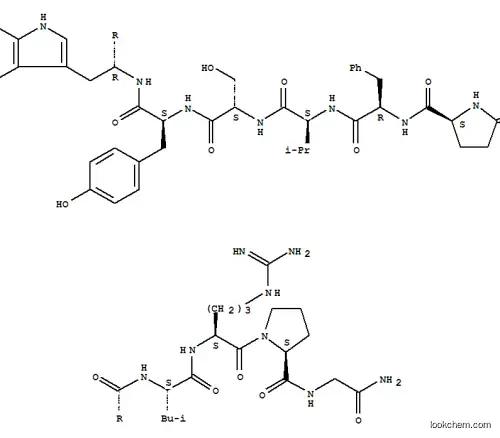 Molecular Structure of 64891-34-5 (Luteinizinghormone-releasing factor (swine), 2-D-phenylalanine-3-L-valine-6-D-tryptophan-(9CI))