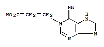 64920-12-3,1-(2-carboxyethyl)adenine,1H-Purine-1-propanoicacid, 6,7-dihydro-6-imino- (9CI); 1-(2-Carboxyethyl)adenine