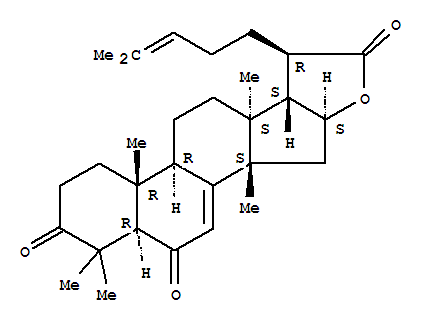 (13S,14S,17S)-3,6-Dioxo-16β-hydroxylanosta-7,24-diene-21-oic acid γ-lactone