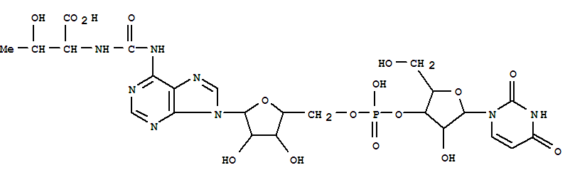Adenosine, uridylyl-(3'®5')-N-[[(1-carboxy-2-hydroxypropyl)amino]carbonyl]-,(S)- (9CI)