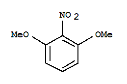 Molecular Structure of 6665-97-0 (Benzene, 1,3-dimethoxy-2-nitro-)