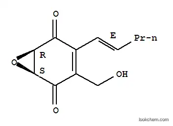 Molecular Structure of 676263-92-6 (7-Oxabicyclo[4.1.0]hept-3-ene-2,5-dione,3-(hydroxymethyl)-4-(1E)-1-pentenyl-,(1S,6R)-(9CI))