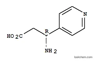 Molecular Structure of 678969-18-1 ((R)-3-AMINO-3-(PYRIDIN-4-YL)PROPANOIC ACID)