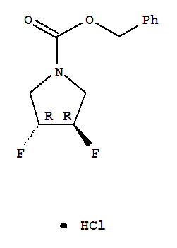 (3R,4R)-N-Cbz-3,4-difluoropyrrolidine hydrochloride