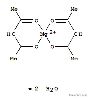 Molecular Structure of 68488-07-3 (Magnesium acetylacetonate dihydrate)