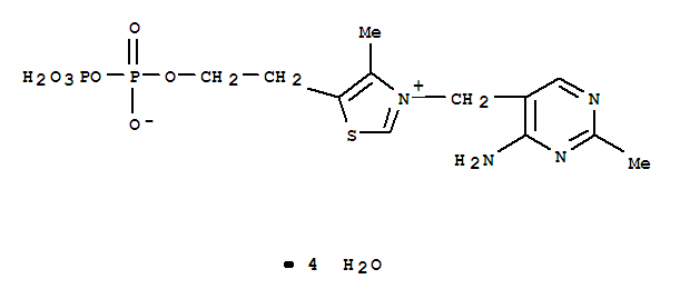 Thiazolium,3-[(4-amino-2-methyl-5-pyrimidinyl)methyl]-4-methyl-5-(4,6,6-trihydroxy-4,6-dioxido-3,5-dioxa-4,6-diphosphahex-1-yl)-,inner salt, tetrahydrate (9CI)
