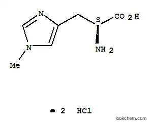 Molecular Structure of 69614-06-8 ((S)-2-AMINO-3-(1-METHYL-1H-IMIDAZOL-4-YL)-PROPIONIC ACID 2HCL)