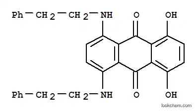 Molecular Structure of 69657-89-2 (1,4-dihydroxy-5,8-bis[(2-phenylethyl)amino]anthracene-9,10-dione)