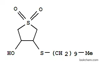 Molecular Structure of 69663-10-1 (4-(decylsulfanyl)tetrahydrothiophene-3-ol 1,1-dioxide)