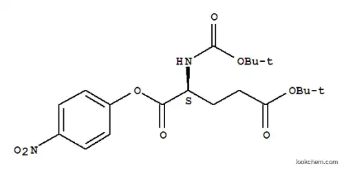 Molecular Structure of 69876-58-0 (BOC-GLU(OTBU)-ONP)