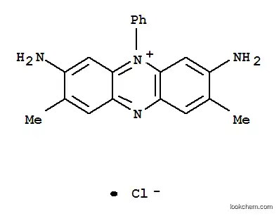 Molecular Structure of 69882-16-2 (Phenazinium,3,7-diamino-2,8-dimethyl-5-phenyl-, chloride (1:1), homopolymer)